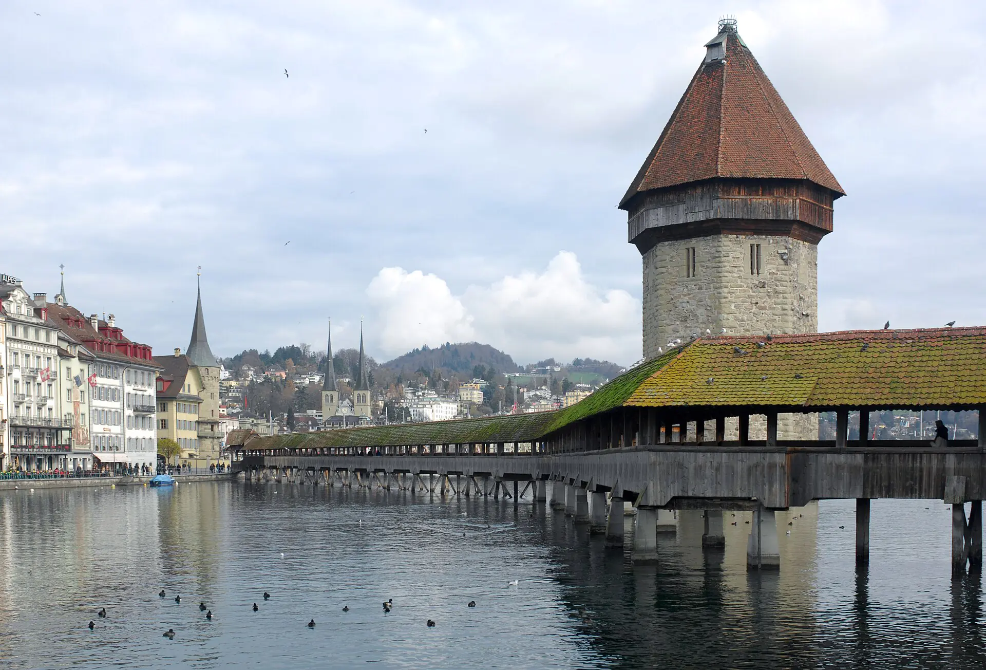 The Kapellbrücke and water tower, Lucerne